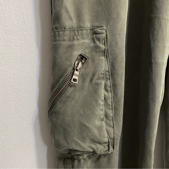 Young Fabulous & Broke Olive Jupiter Drawstring Cargo Utility Pants S - Picture 9 of 9